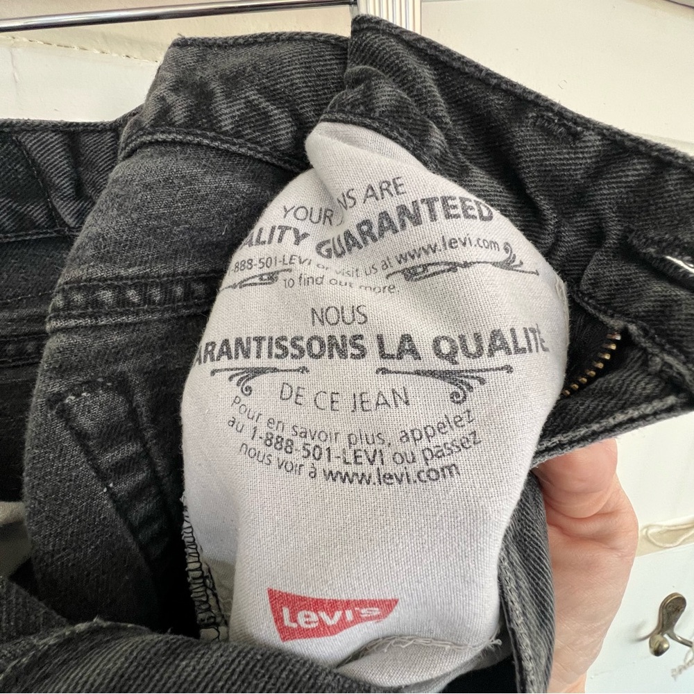 Levi's Black Straight-Leg Jeans - Picture 5 of 11